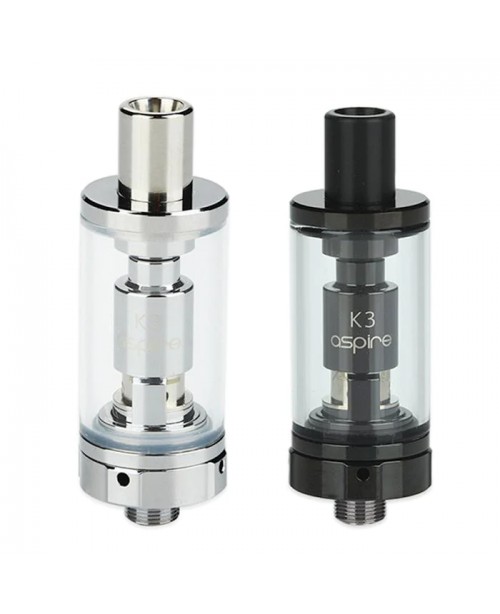 Aspire K3 Replacement Tank - 2ml Silver Black