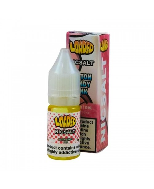 PINK COTTON CANDY NICOTINE SALT E-LIQUID BY LOADED...