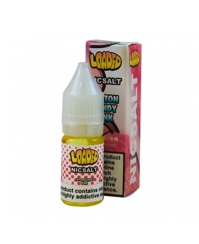 PINK COTTON CANDY NICOTINE SALT E-LIQUID BY LOADED NICSALT