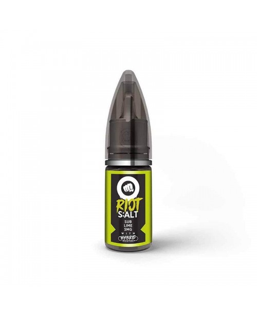 SUB LIME HYBRID NICOTINE SALT E-LIQUID BY RIOT SQU...