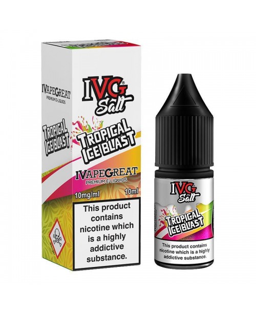 TROPICAL ICE BLAST NICOTINE SALT E-LIQUID BY I VG ...