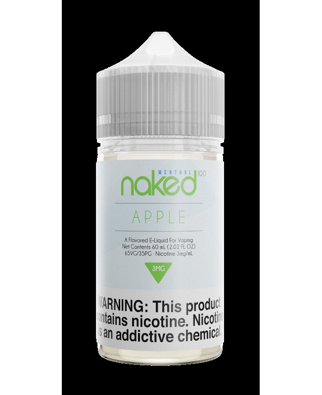 APPLE (FORMERLY APPLE COOLER) E LIQUID BY NAKED 100 - MENTHOL 50ML 70VG