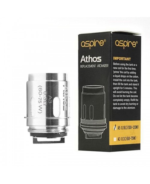 ASPIRE ATHOS VAPE REPLACEMENT ATOMIZER COIL HEADS