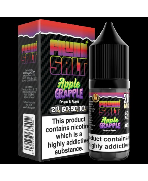 APPLE GRAPPLE NICOTINE SALT BY FRUNK SALT 10ML 50V...