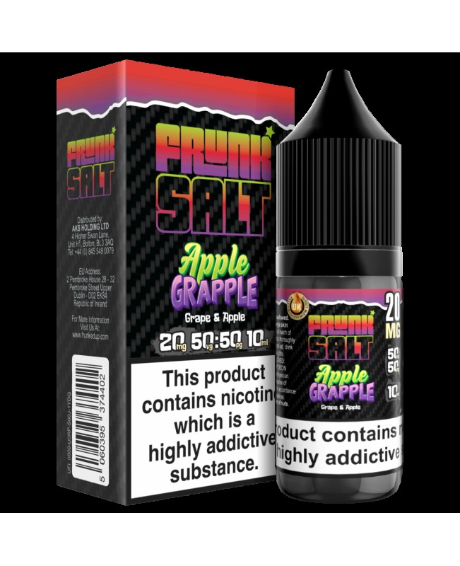 APPLE GRAPPLE NICOTINE SALT BY FRUNK SALT 10ML 50VG