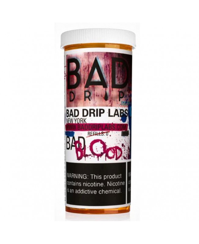 BAD BLOOD E LIQUID BY BAD DRIP 50ML 80VG