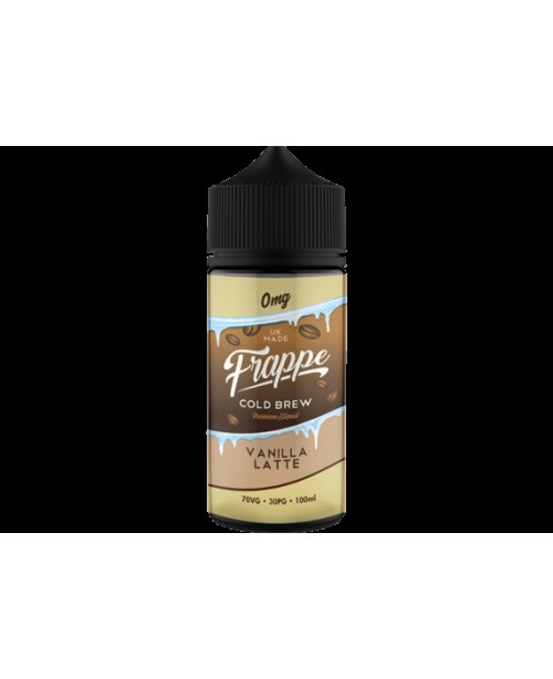 VANILLA LATTE E LIQUID BY FRAPPE 100ML 70VG