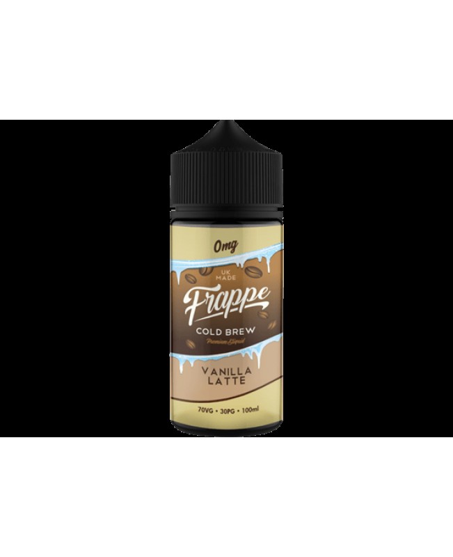 VANILLA LATTE E LIQUID BY FRAPPE 100ML 70VG