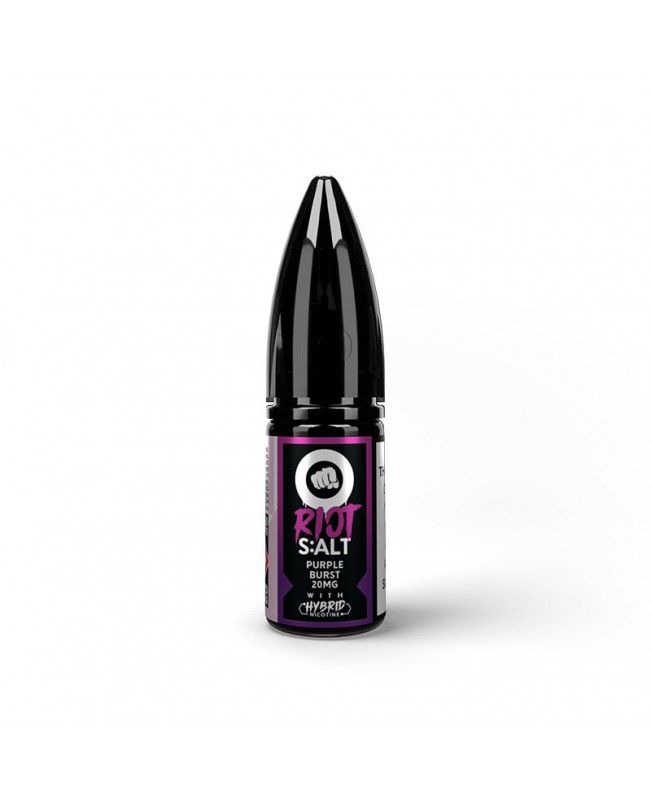 PURPLE BURST HYBRID NICOTINE SALT E-LIQUID BY RIOT...