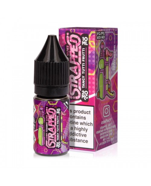 TANGY TUTTI FRUTTI NIC SALT E-LIQUID BY STRAPPED