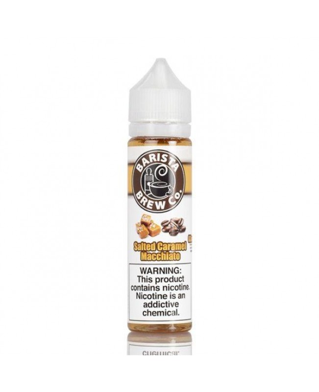 SALTED CARAMEL MACCHIATO E LIQUID BY BARISTA BREW CO 50ML 80VG