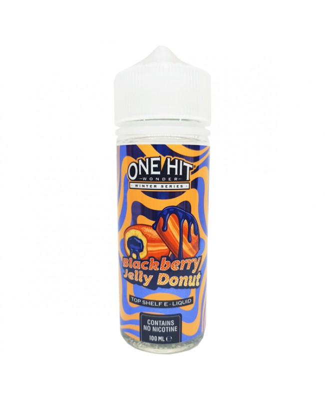 BLACKBERRY JELLY DONUT E LIQUID BY ONE HIT WONDER - WINTER SERIES 100ML 80VG
