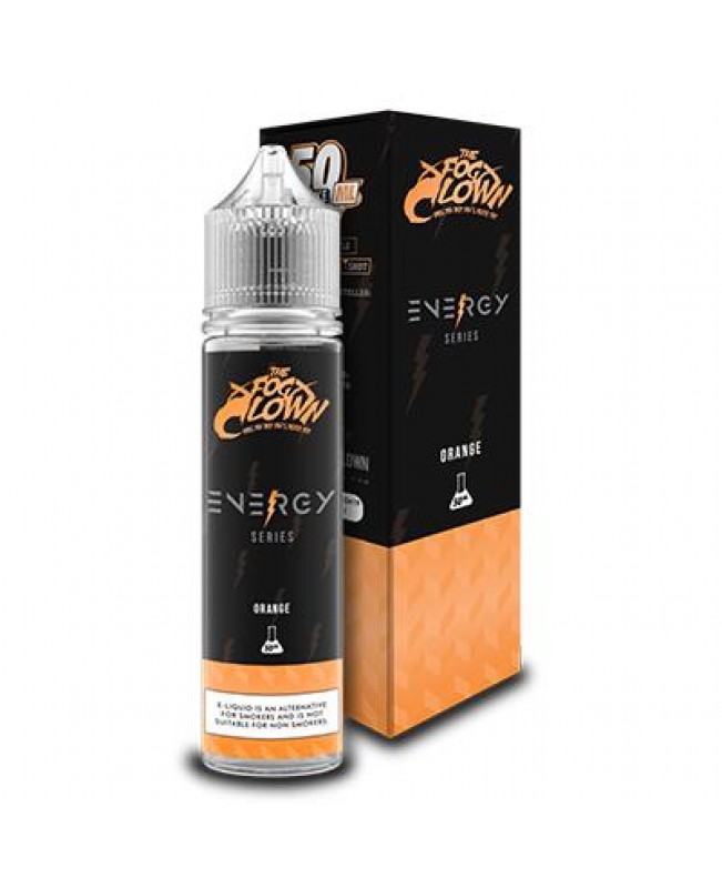 ORANGE E LIQUID ENERGY SERIES BY FOG CLOWN 50ML 70VG