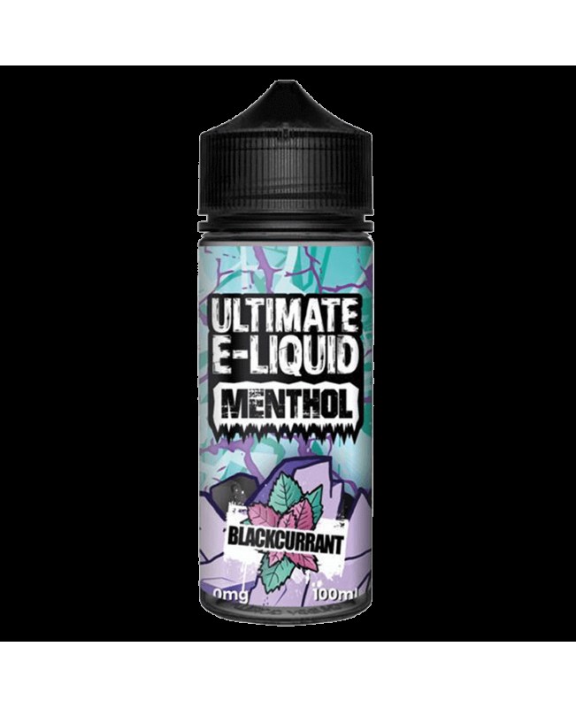 BLACKCRRUANT E LIQUID BY ULTIMATE E-LIQUID - MENTHOL 100ML 70VG