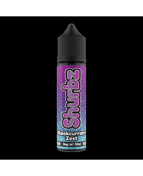BLACKCURRANT ZEST E LIQUID BY SHURBZ 50ML 70VG