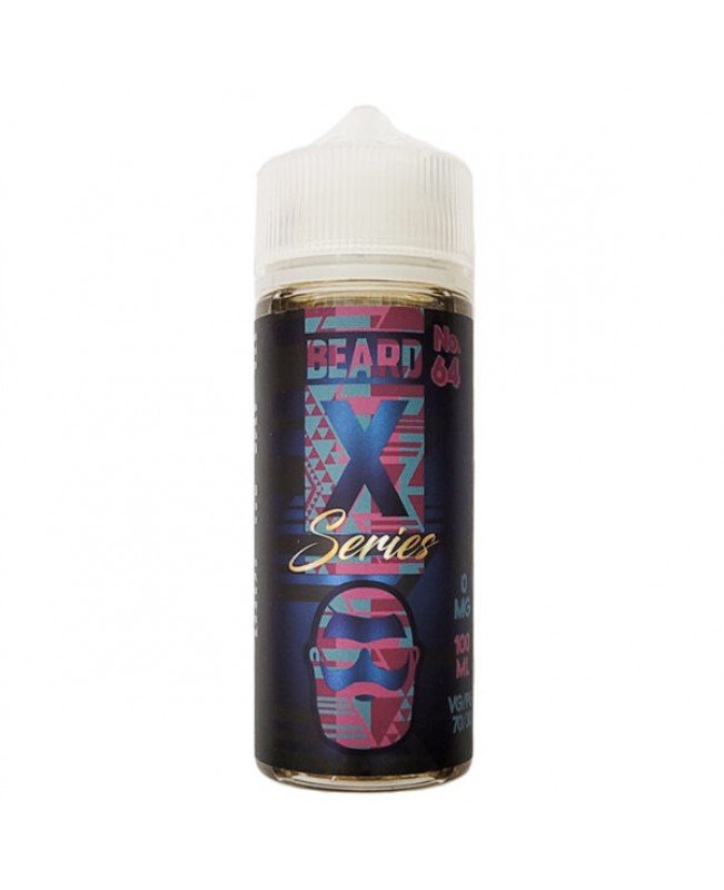 NO.64  X SERIES COTTON CANDY CREAM E LIQUID BY BEARD VAPE CO 100ML 70VG