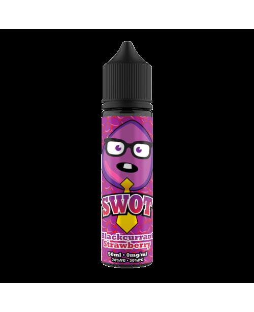 BLACKCURRANT STRAWBERRY E LIQUID BY SWOT 50ML 70VG