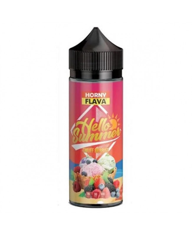 SMUFF BERRIES THE SUMMER EDITION E LIQUID BY HORNY FLAVA 100ML 70VG