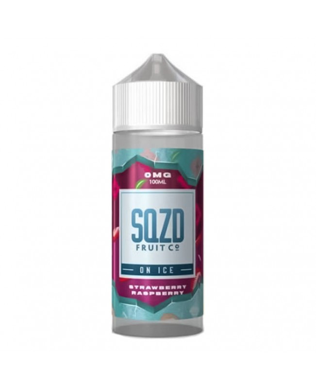 STRAWBERRY RASPBERRY ON ICE E LIQUID BY SQZD FRUIT CO 100ML 70VG