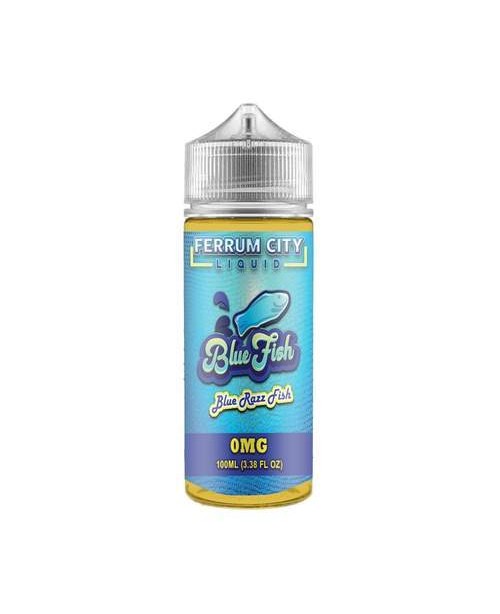 BLUE FISH E LIQUID BY FERRUM CITY E LIQUID 100ML 7...