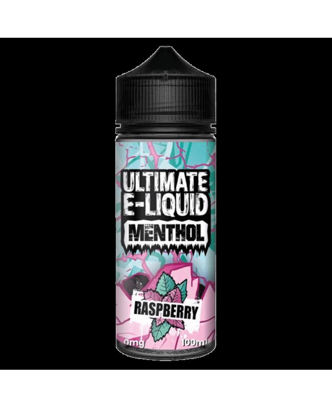 RASPBERRY E LIQUID BY ULTIMATE E-LIQUID - MENTHOL 100ML 70VG