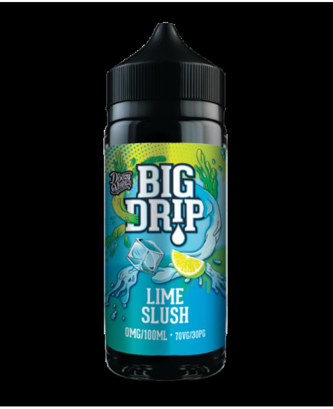 LIME SLUSH E LIQUID BY BIG DRIP - DOOZY VAPE 100ML 70VG